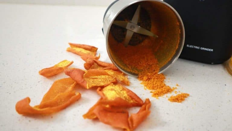 How to Make Mandarin Peel Powder at Home