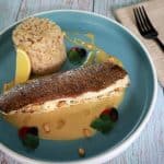 Steamed Sea Bream Fillet With a Rich Chorizo Stuffing