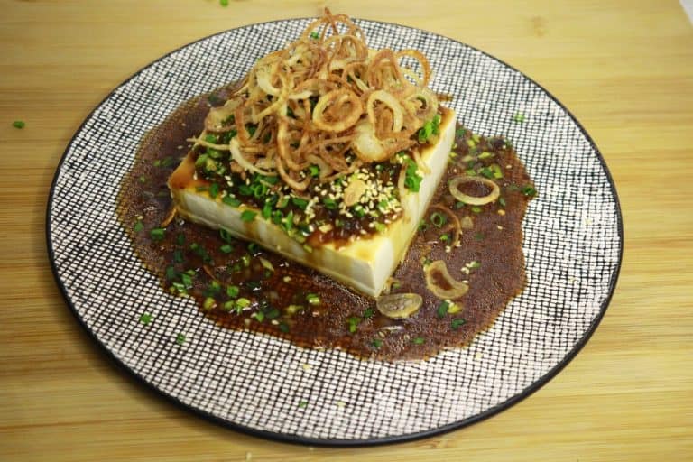 Silken Tofu with Soy Sauce