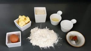 ingredients for parmesan short bread