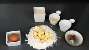 mix butter with flour