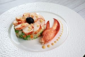 lobster with macedoine