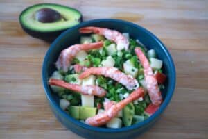 pink shrimp salad