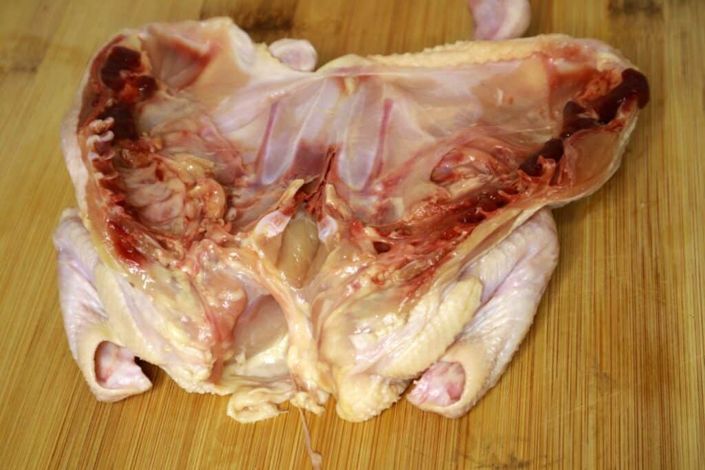 open chicken breast