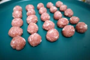 pork meat balls