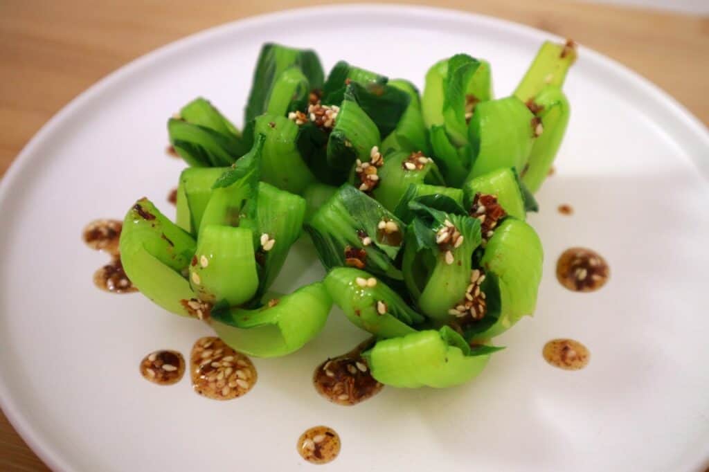 Steamed Pak Choi With Chinese Chilli Sauce - Culinary Ambition