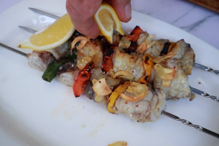 Marinated Monkfish kebabs – Perfect on the Grill