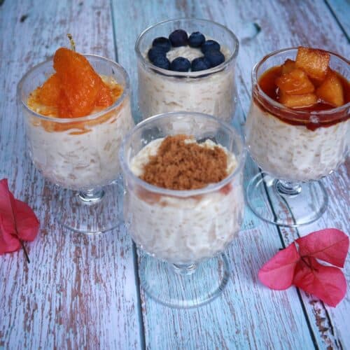 vanilla rice pudding