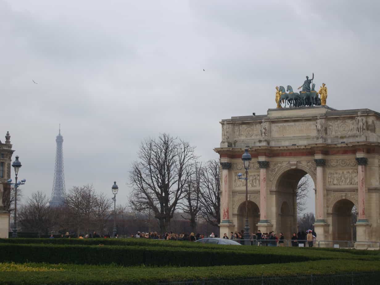 Arc de triomph in Paris