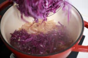 cook red cabbage