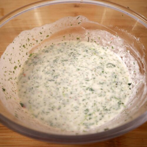 making coconut lime dressing