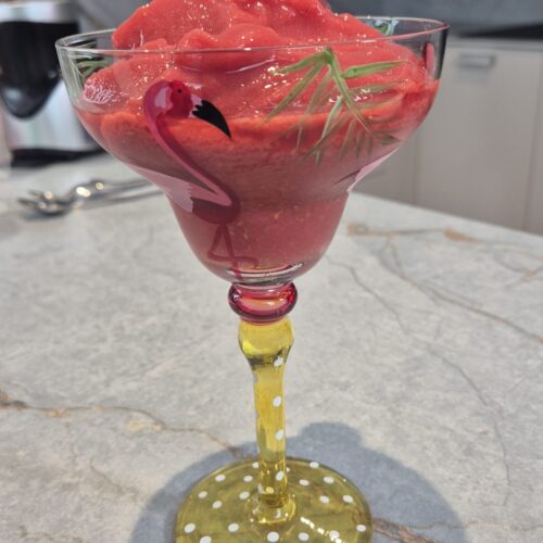 Raspberry lemon slush